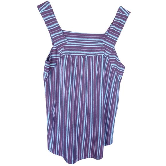 Lucky Brand Tops - NWT Lucky Brand Blouse Women's Small Maroon and Cream Color 100% Cotton Beachy